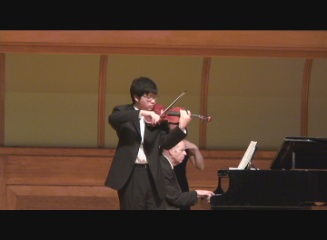 George Hyun, violin, 2nd place Junior Division